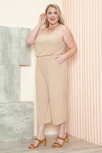 Plus Size Wide-Leg Jumpsuit