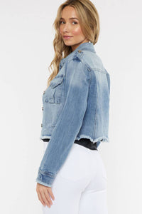 Crop Utility Shirt Jacket