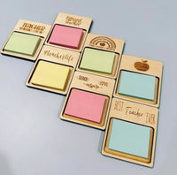 Teacher Appreciation Sticky Note Holder w Quote MINI