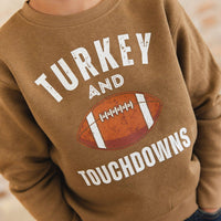 Turkey and Touchdowns Thanksgiving Sweatshirt