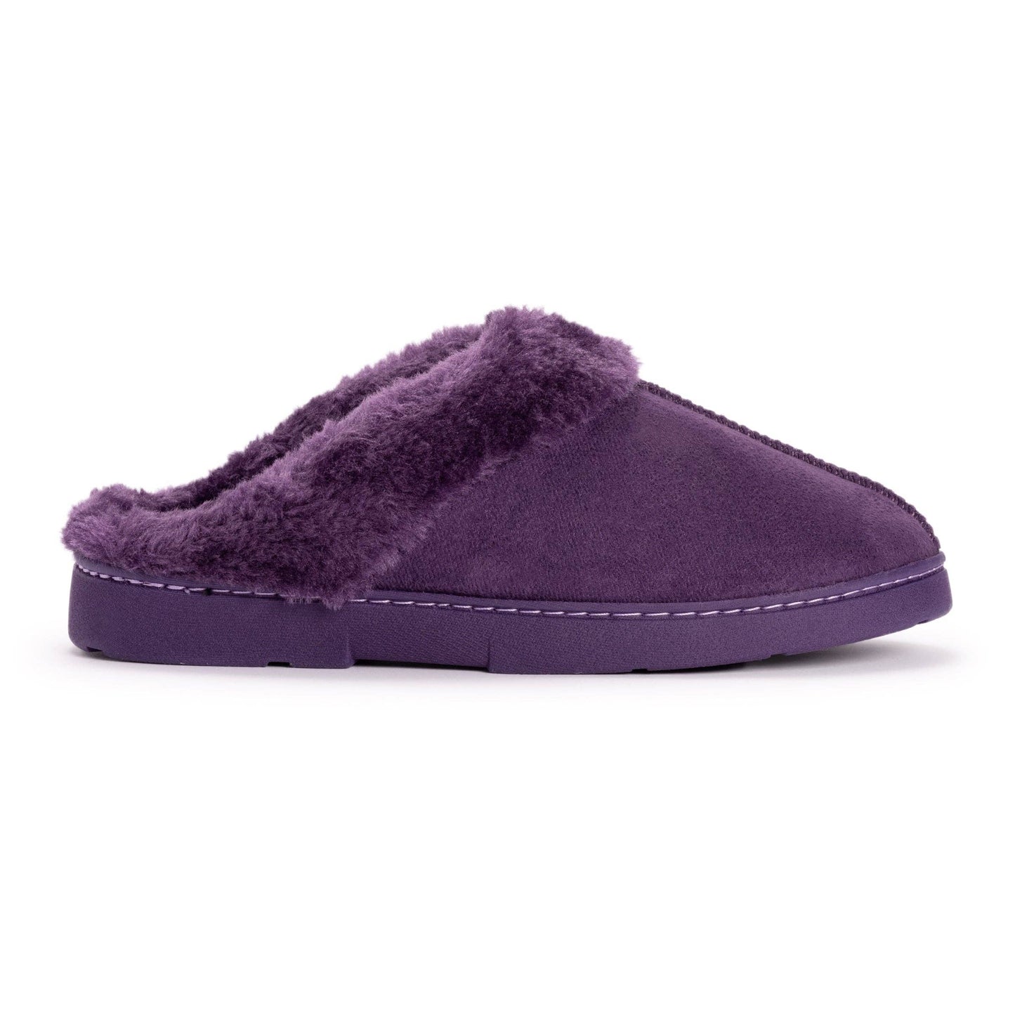 Muk Luks Women's Polysuede Clog - Cozy Faux Fur Indoor/Outdoor