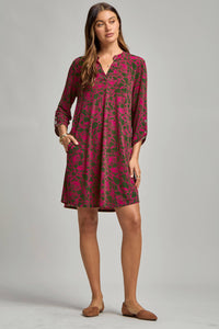 Scarlett Dress – Wrinkle-Free, Travel-Friendly A-Line Dress with Lizzy Neck