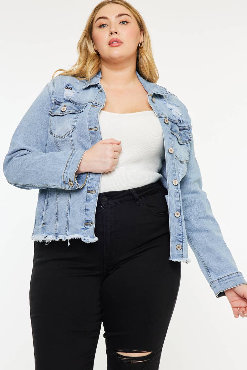 Plus Zoey Denim Jacket