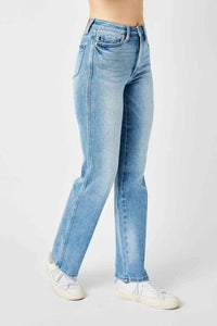 Judy Blue High Waisted Tummy Control Straight Jeans