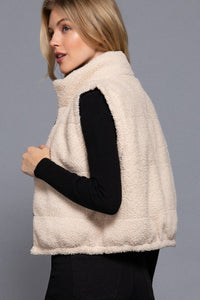 Reversible Fur Padding Vest
