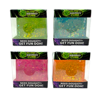 Fun Doh Glow in the Dark Squishy Sparkle Cube