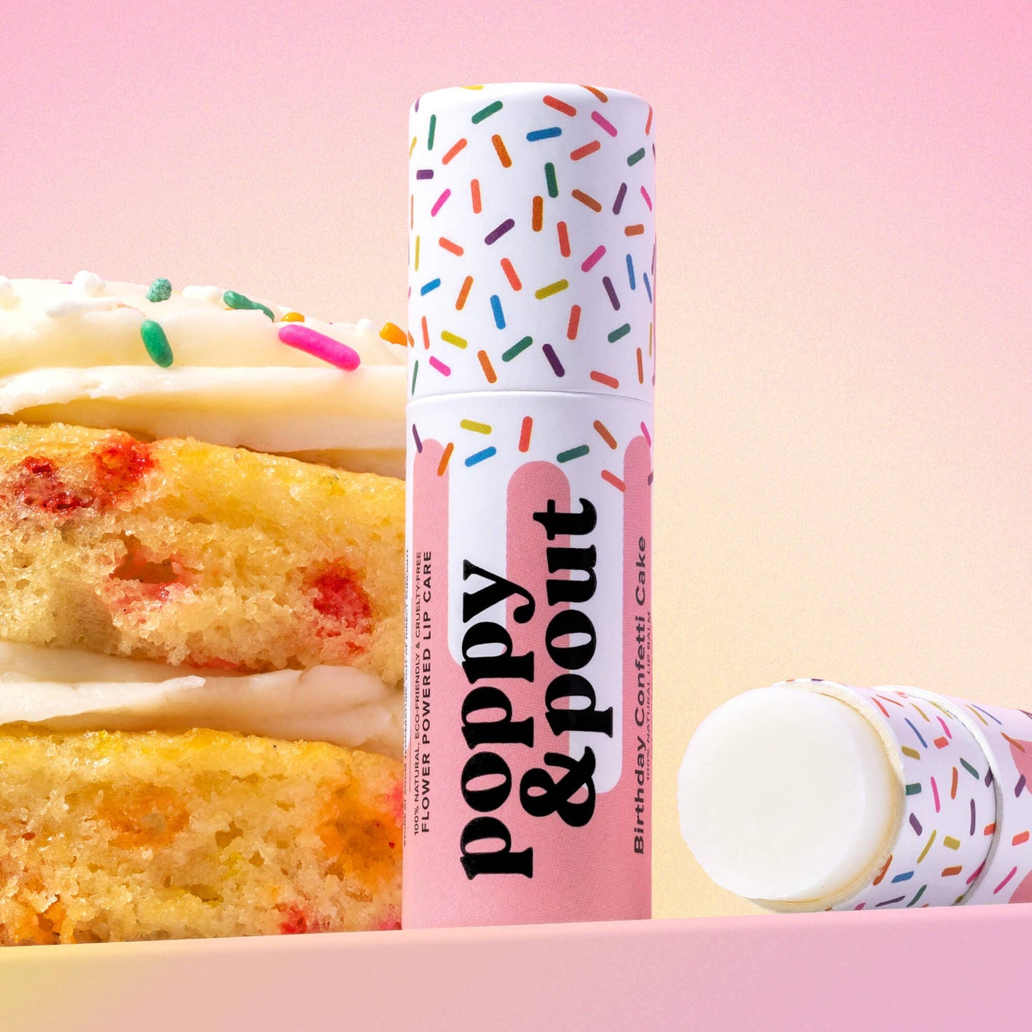Birthday Confetti Cake Lip Balm – Vegan, Sweet & Festive