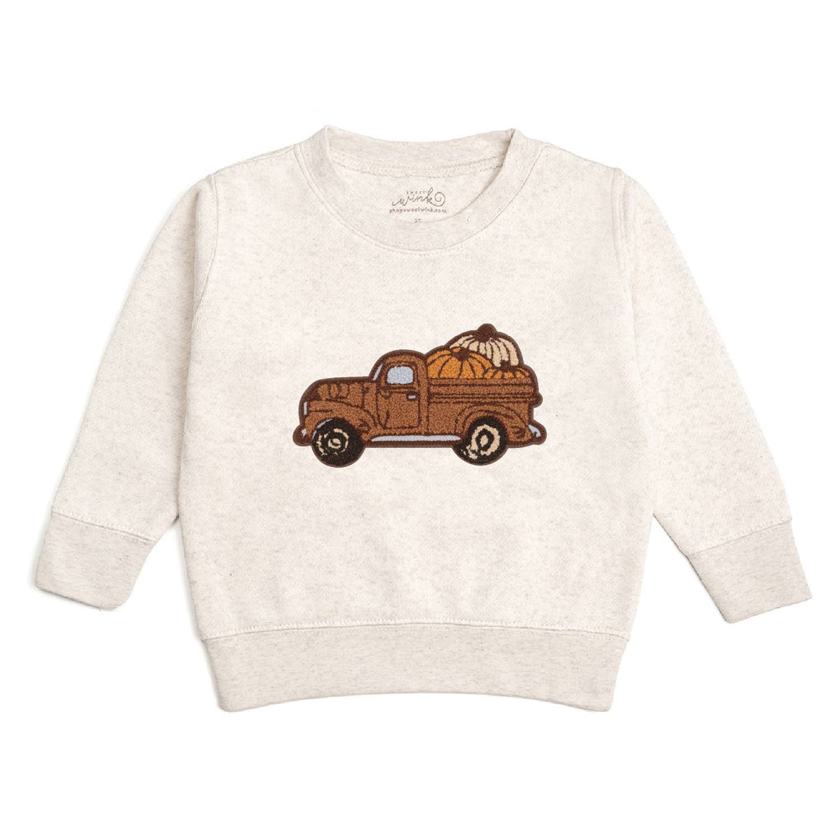 Fall Truck Patch Sweatshirt