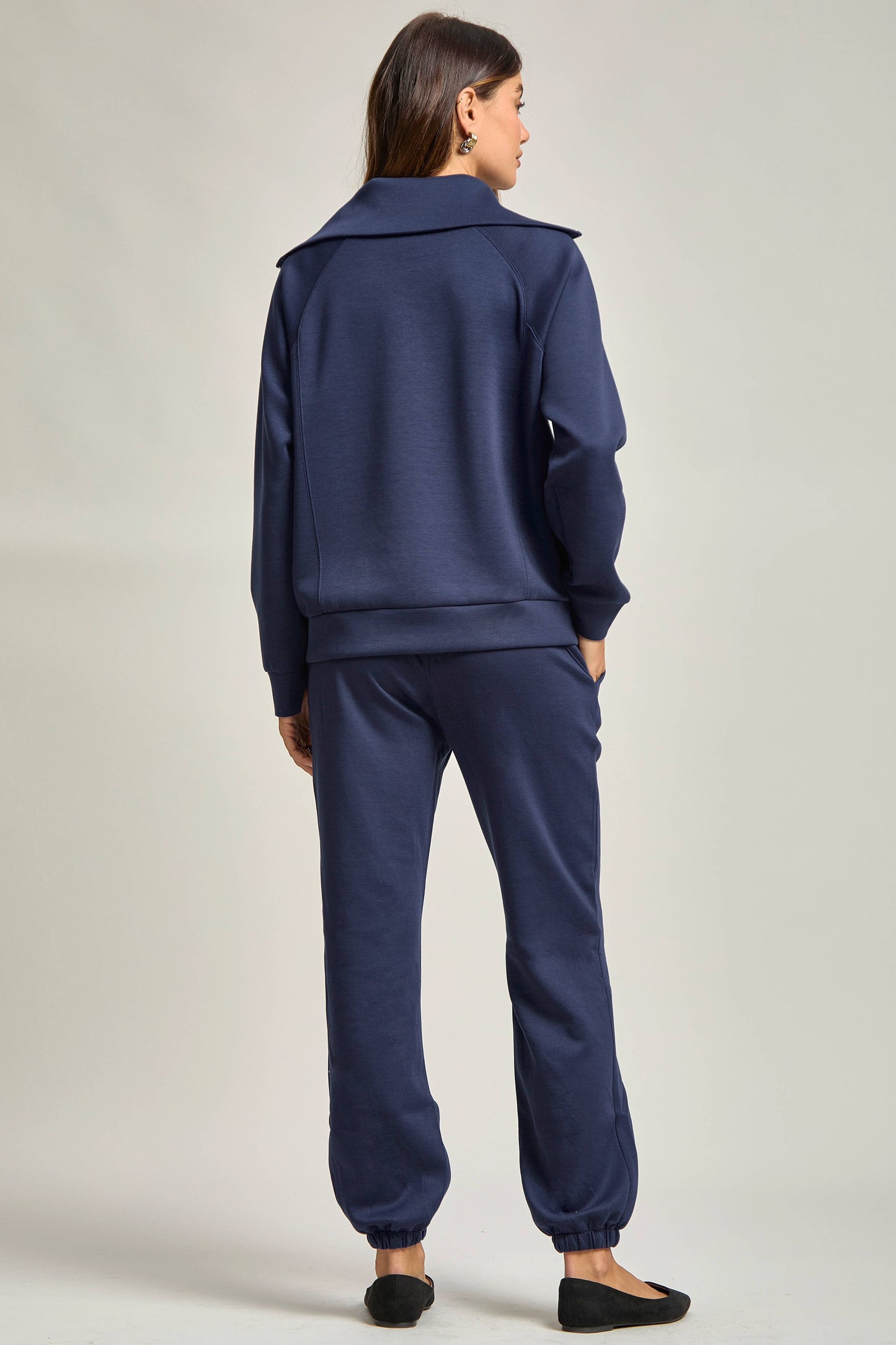 Quarter Zip Pullover + Jogger Modal Travel Set