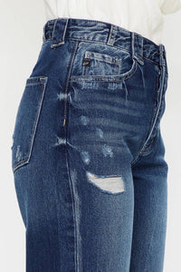 90’S ULTRA HIGH RISE FRAY HEM FLARE