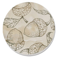 Autumn Cork Backed Coasters – 4" x 4" Drink Coasters for Stylish Surface Protection