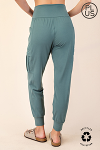 BUTTER JOGGER WITH SIDE POCKETS - PLUS SIZE