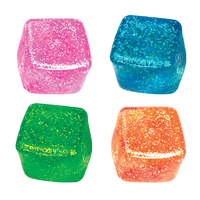 Fun Doh Glow in the Dark Squishy Sparkle Cube