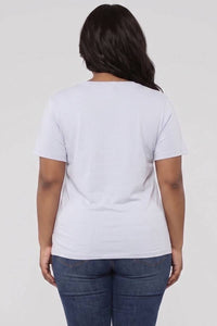 Basic Short Sleeve T-shirt - Plus Size