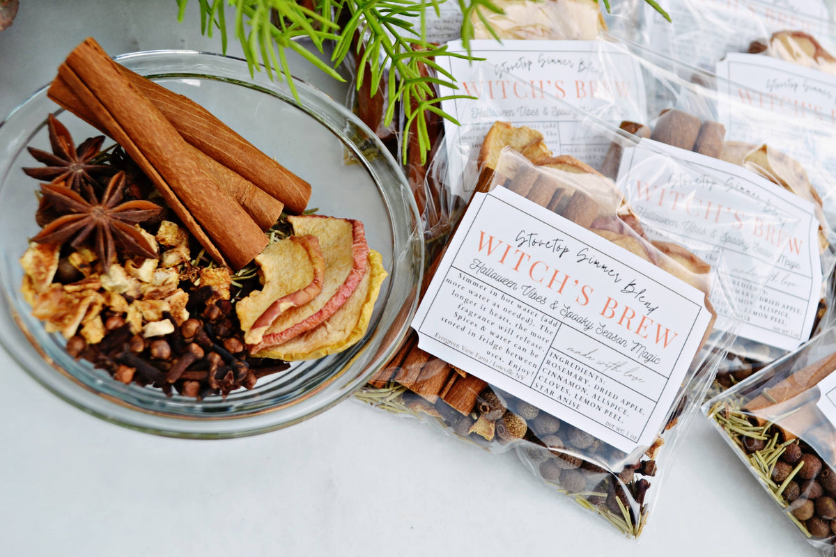 Witch's Brew Autumn Fall Halloween Simmer Stovetop Spices