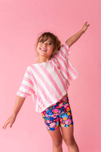 Cotton Candy Stripe | Boxy Crop - COMING SOON!