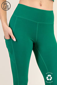 Butter Soft High Waist Full-Length Leggings with Pockets – Plus