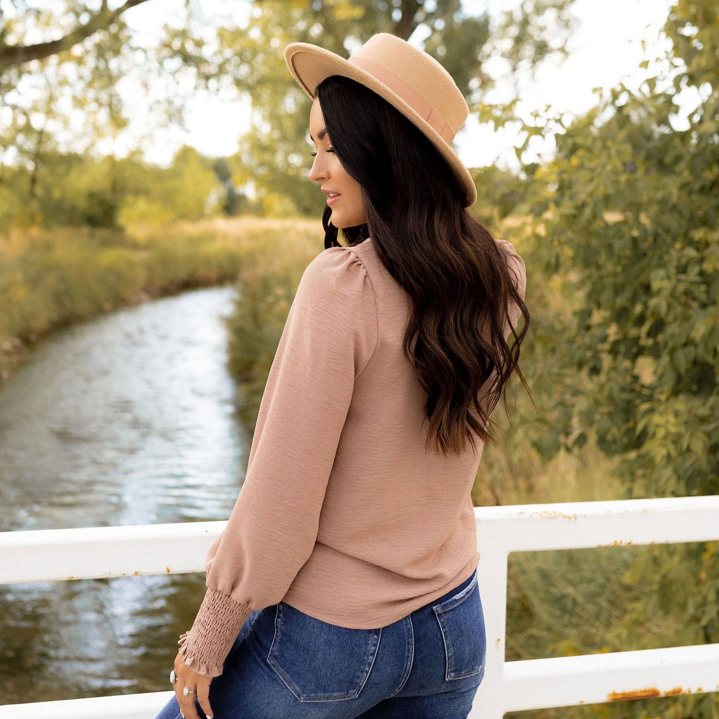 Cora High Neck Blouse