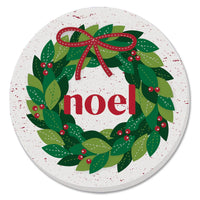 Holiday Cork Backed Coasters – 4" x 4" Drink Coasters for Stylish Surface Protection