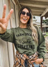 Farm Fresh Pumpkins Sweatshirt