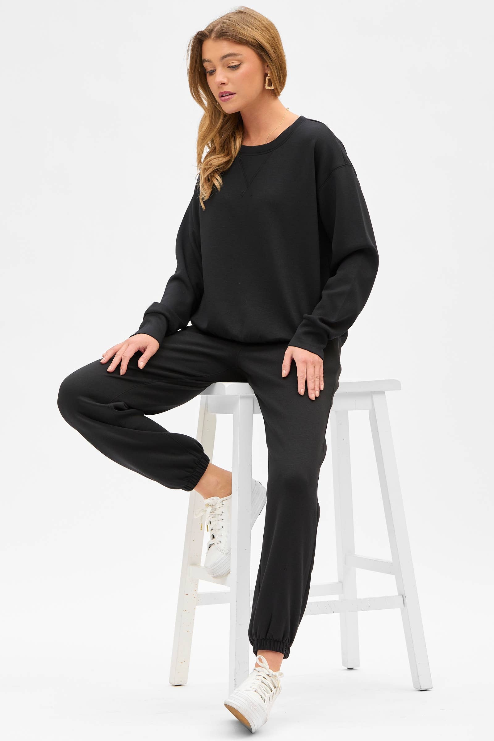 Crew Neck Pullover + Jogger Set