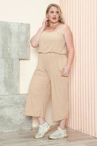 Plus Size Wide-Leg Jumpsuit