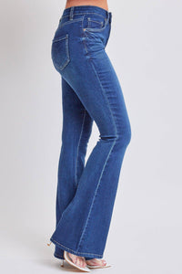 Essential High Rise Flare Jeans – Long Inseam, Tall Fit, Retro 70s Style