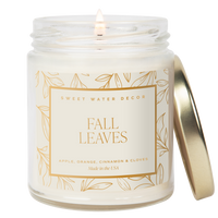 Fall Leaves Candle – Cozy Autumn Scent with Apple, Orange, Cinnamon & Cloves (9oz)