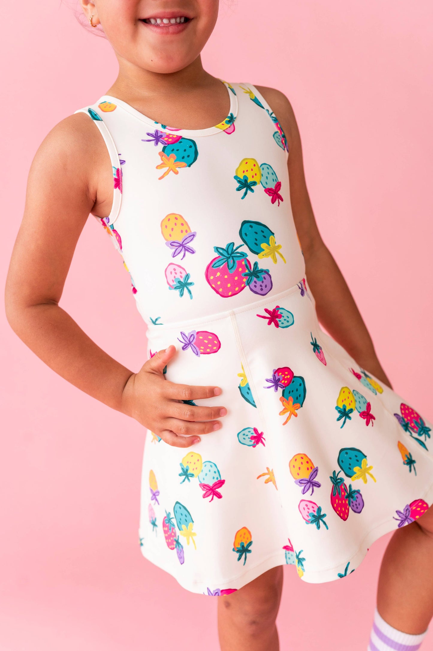 Sugar Berry | Twisty Back Active Dress (with shorts!) - COMING SOON!
