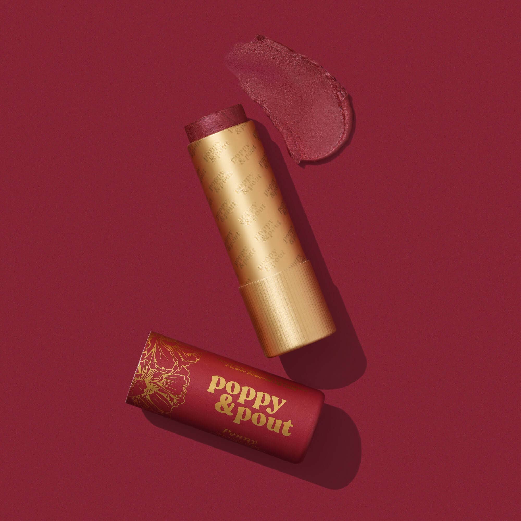 Penny Red Lip Tint – Classic, Buildable Color & Sweet Mint Hydration