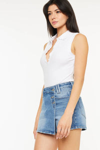 CROSS OVER WAISTBAND SKORT