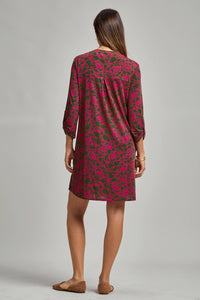 Scarlett Dress – Wrinkle-Free, Travel-Friendly A-Line Dress with Lizzy Neck