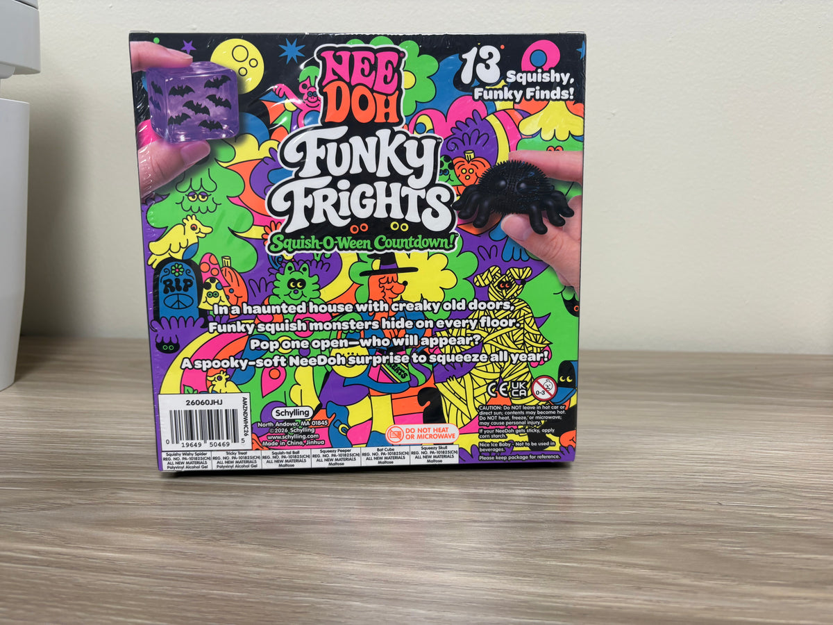 NeeDoh 2026 Advent Calendar Halloween Funky Frights Squish-O-Ween