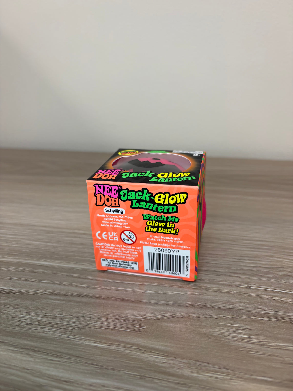 Needoh Jack Glow Lantern - Glow in The Dark Pumpkin Face