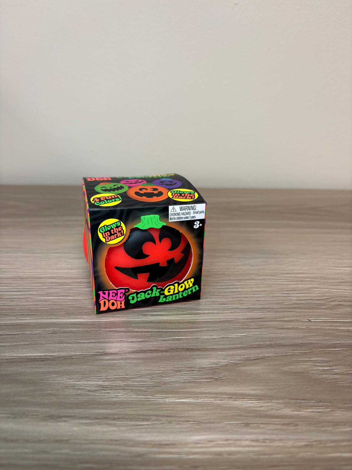 Needoh Jack Glow Lantern - Glow in The Dark Pumpkin Face