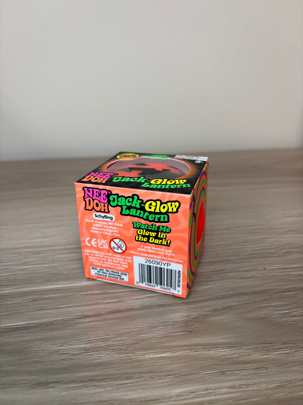Needoh Jack Glow Lantern - Glow in The Dark Pumpkin Face
