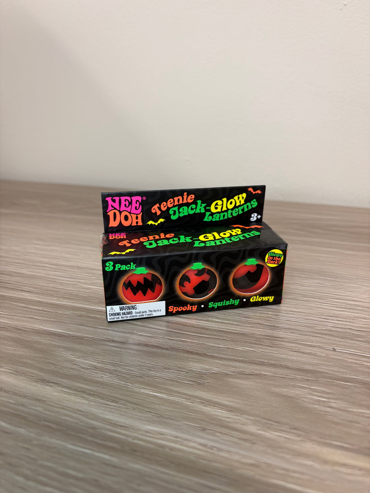 NeeDoh Teenie Jack-Glow Lanterns 3-Pack