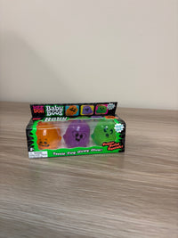 NeeDoh Baby Boos Glow in the Dark Ghost Squish Toy Set
