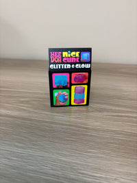 NeeDoh Nice Cube Glitter & Glow