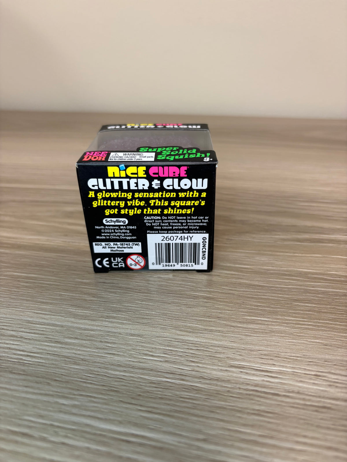 NeeDoh Nice Cube Glitter & Glow