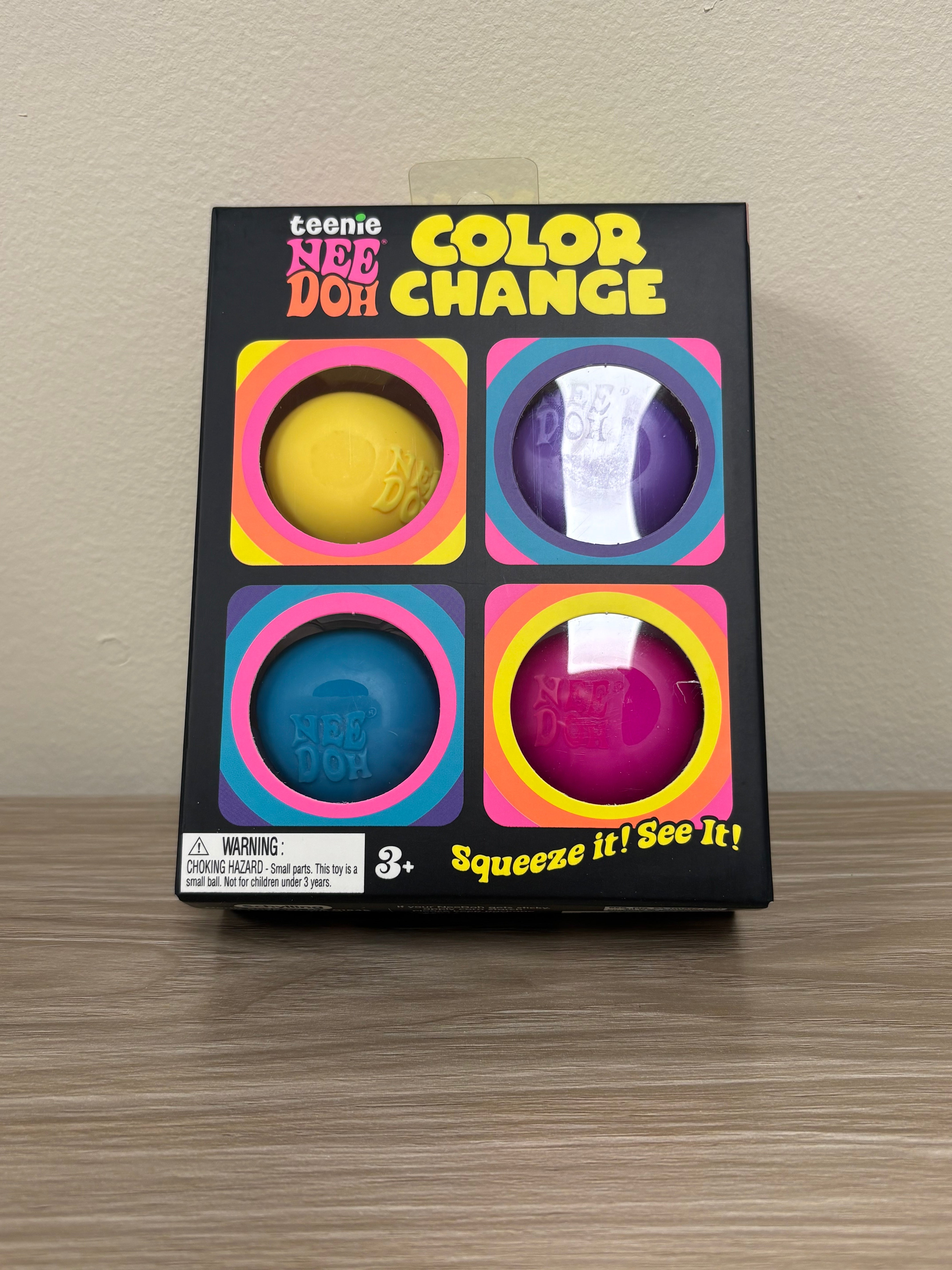 NeeDoh teenie Color Change 4-Pack
