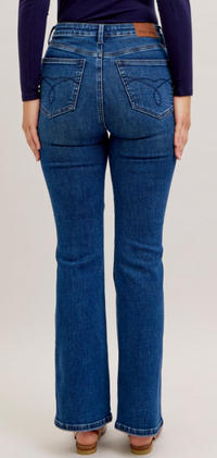 HW Tummy Control Bootcut Judy Blue - Short Inseam
