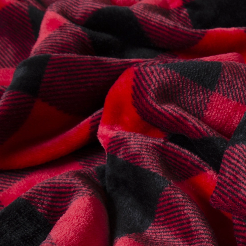 Carstens Plush Travel Blanket with Carry Bag – Cozy & Compact (50" x 60")