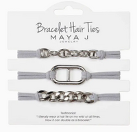 2-in-1 Bracelet Hair Tie Set