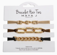 2-in-1 Bracelet Hair Tie Set