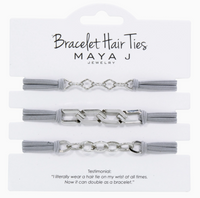 2-in-1 Bracelet Hair Tie Set