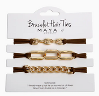 2-in-1 Bracelet Hair Tie Set