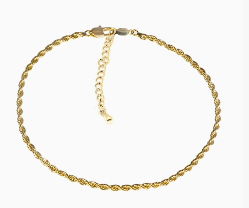 Ankle Bracelets - 14K Gold-Plated