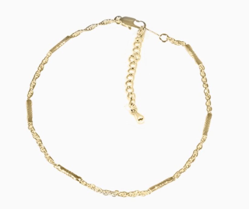 Ankle Bracelets - 14K Gold-Plated