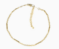 Ankle Bracelets - 14K Gold-Plated